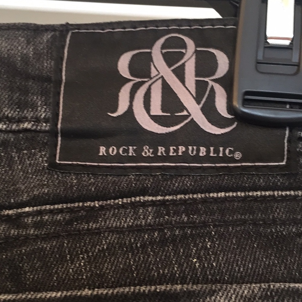 Rock&Republic BlackBerlin stonewashed Jeans size 8 - Picture 10 of 15